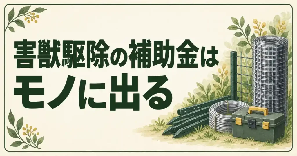 栃木県の害獣駆除、補助金は「モノ」になら複数市で出ている