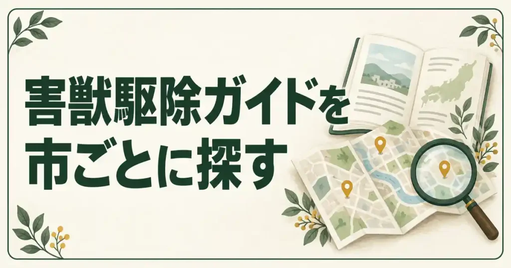 栃木県の害獣駆除ガイド〜8市を窓口の名前で探す〜