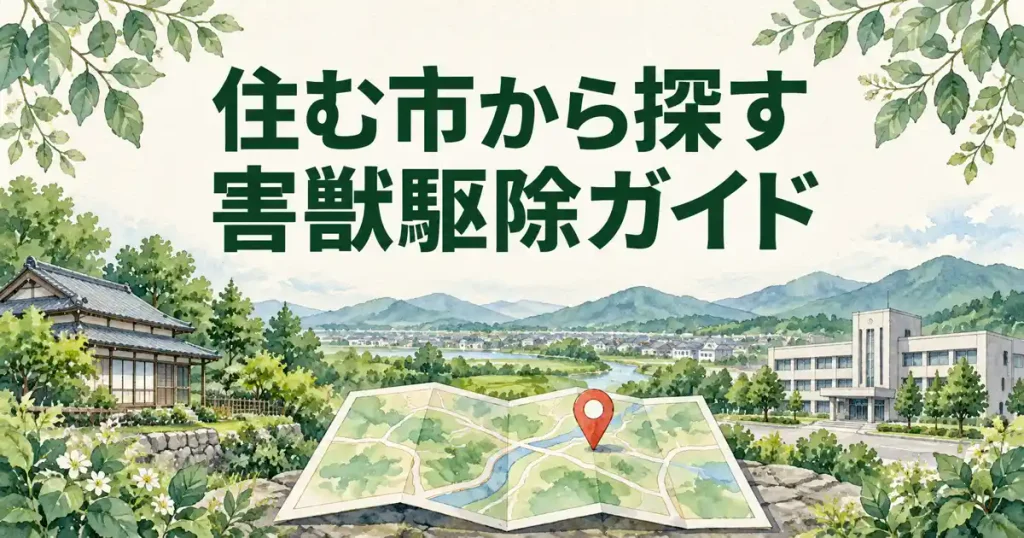 茨城県の害獣駆除ガイド〜市が出せるもので探す〜