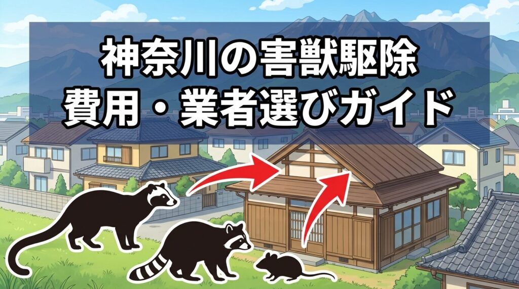 神奈川県の害獣駆除|被害の実態・費用相場・業者の選び方を徹底解説
