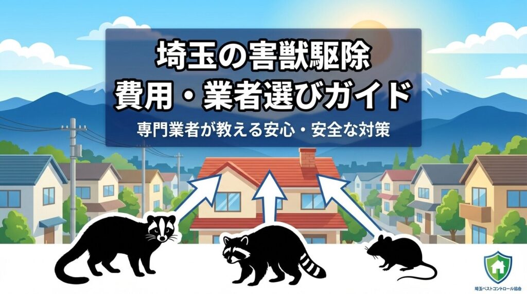 埼玉の害獣駆除ガイド
