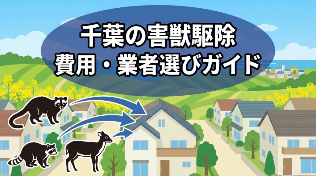 千葉県の害獣駆除業者選び
