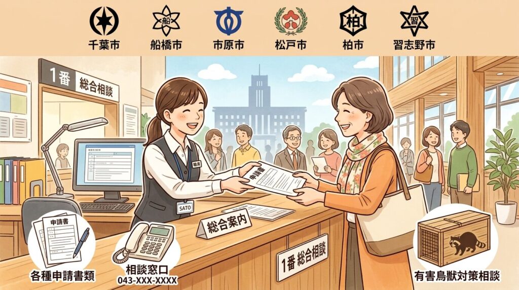 千葉県・市町村の行政相談窓口と補助金制度