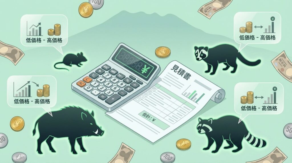 群馬県の害獣駆除にかかる費用相場