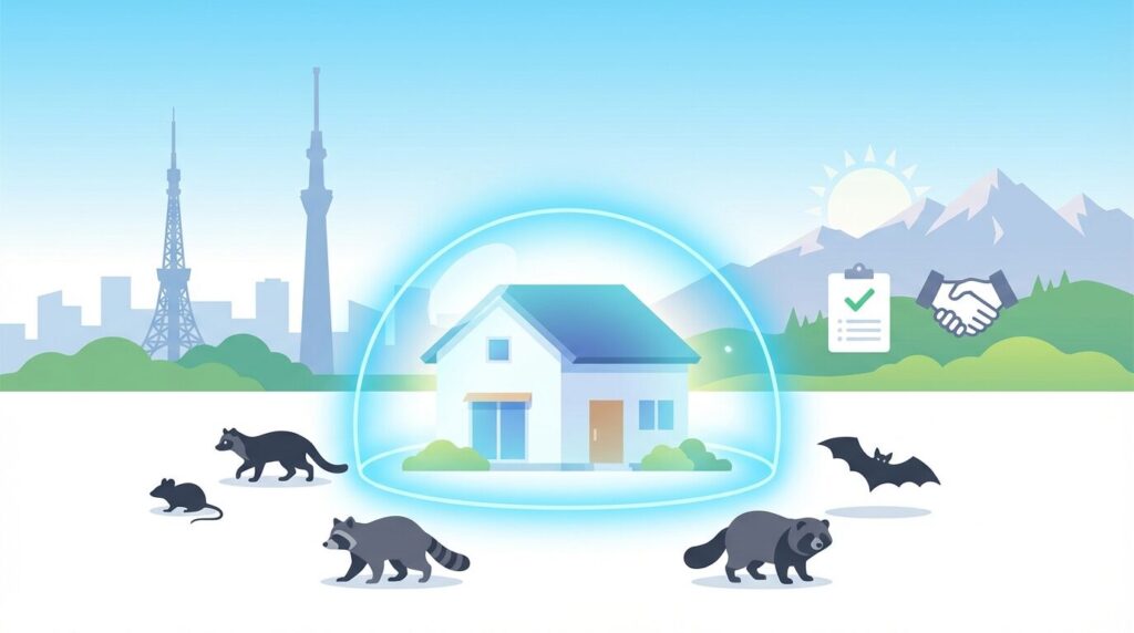 東京都の害獣駆除は早期対応と信頼できる業者選びがカギ