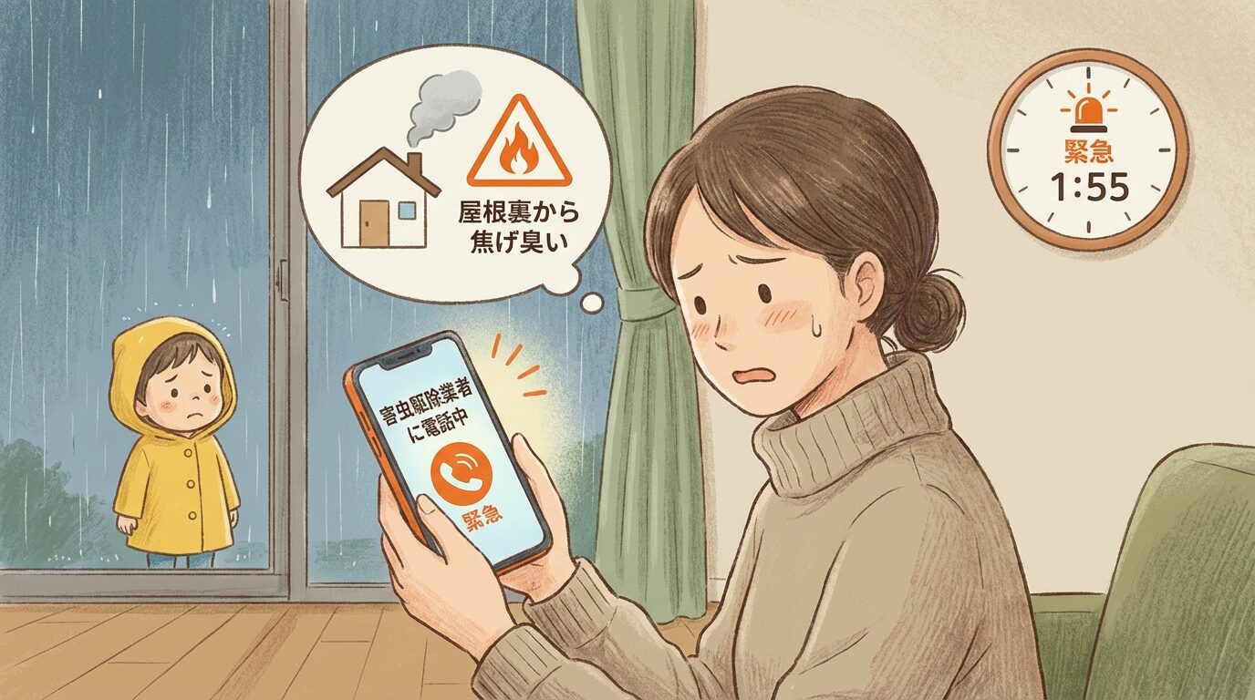 相見積もりが向いていない人の特徴を解説するイラスト。害獣駆除の見積もり比較はどこを見る？失敗しない7つの鉄則の本文に対応した内容で、害獣駆除のポイントを視覚的にわかりやすく示しています。