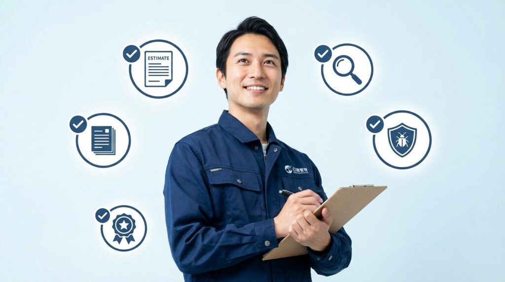 失敗しないネズミ駆除業者の選び方|5つのチェックポイント