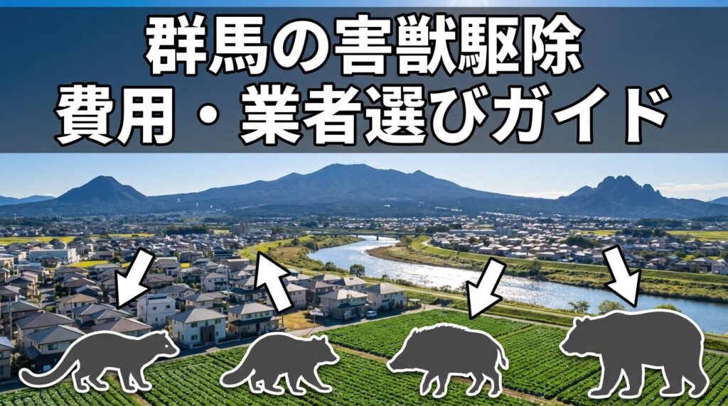 群馬県の害獣駆除ガイド