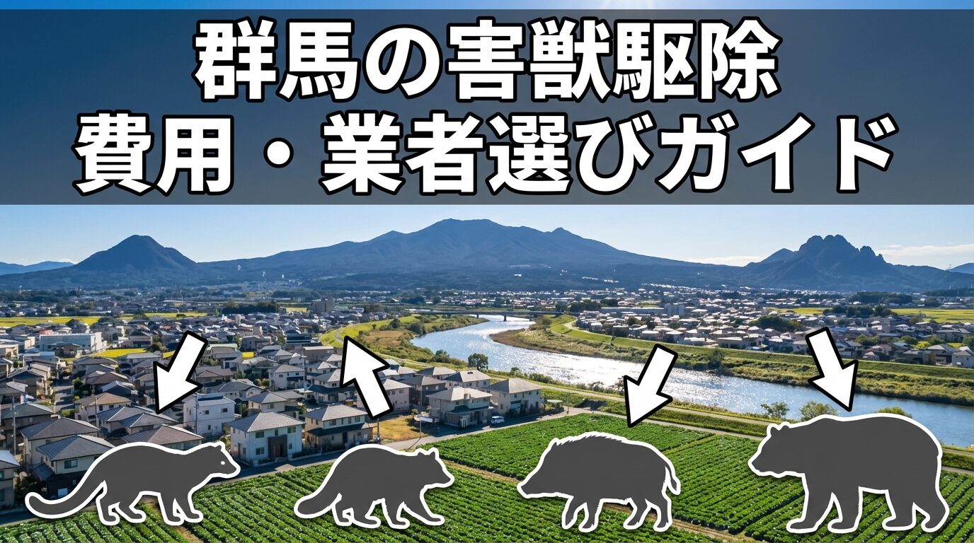 群馬県の害獣駆除ガイド