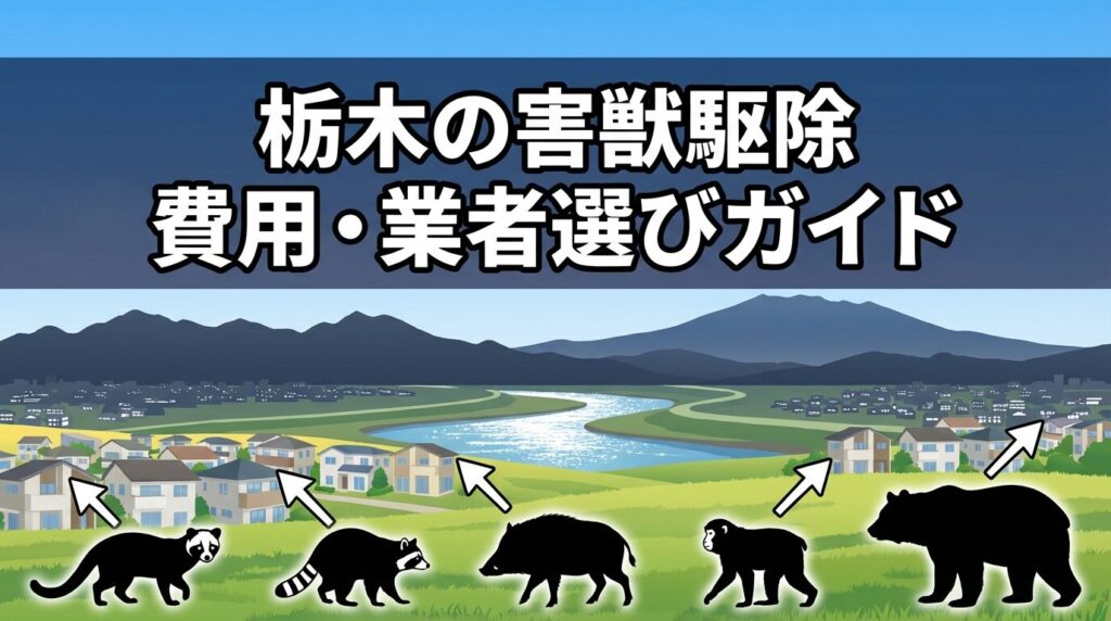 栃木県の害獣駆除ガイド