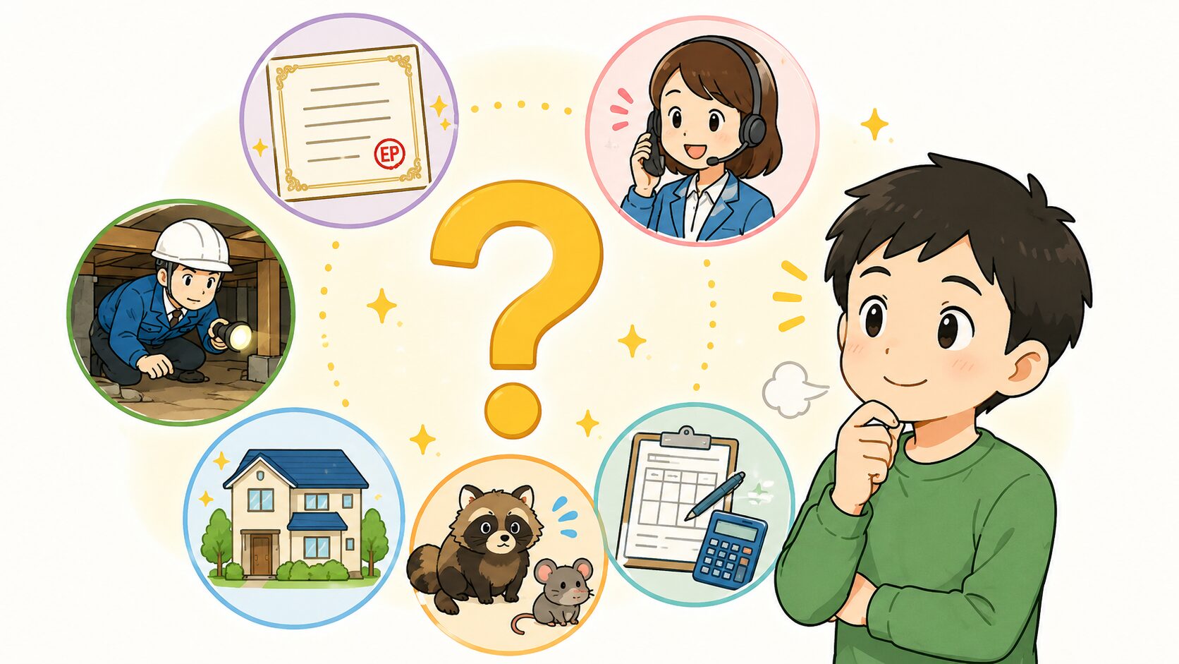 保証やアフターサービスの疑問を整理するFAQ用H2画像
