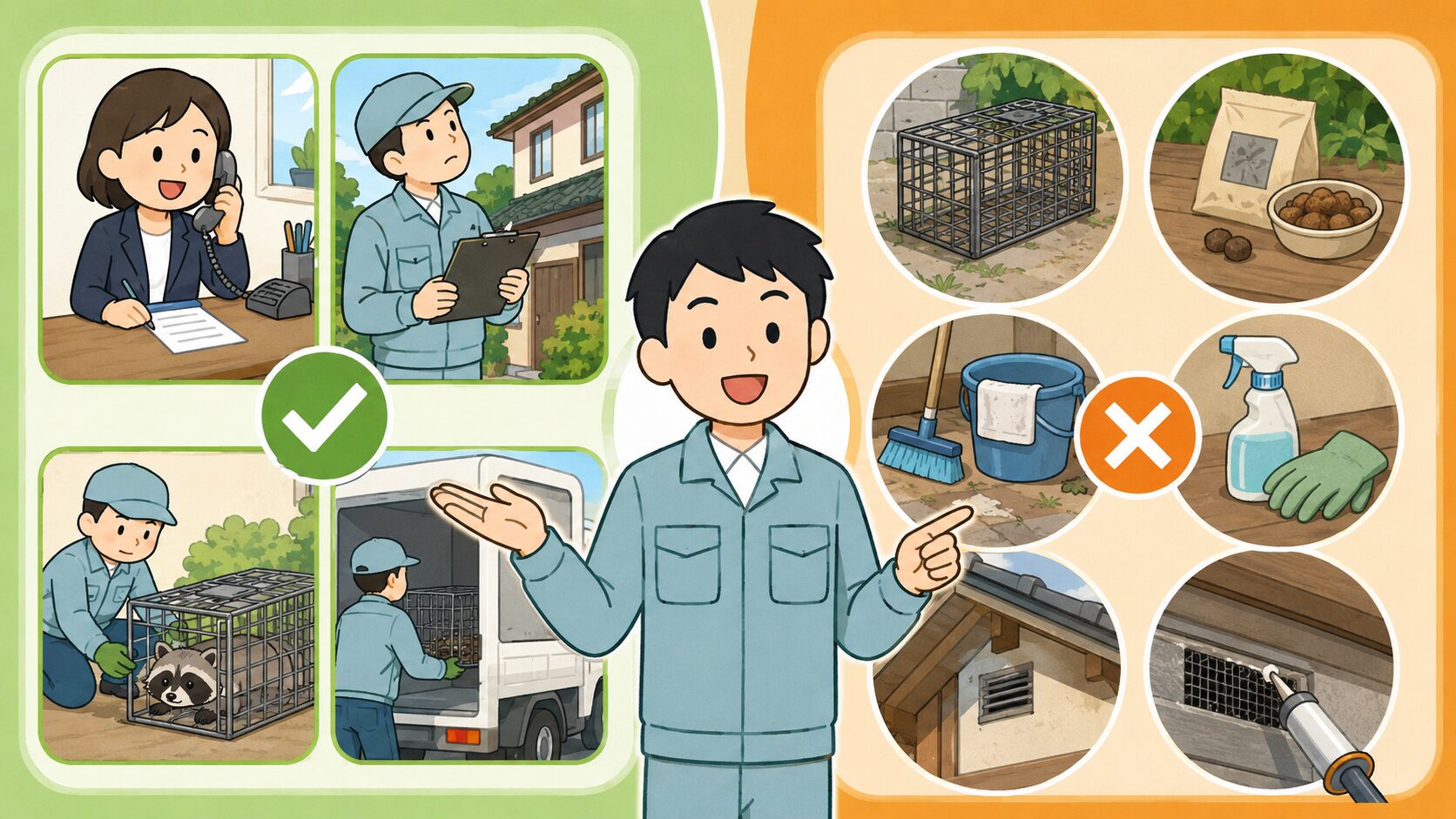 鎌倉市の捕獲制度と別に確認したい作業や費用相場を示すH2画像
