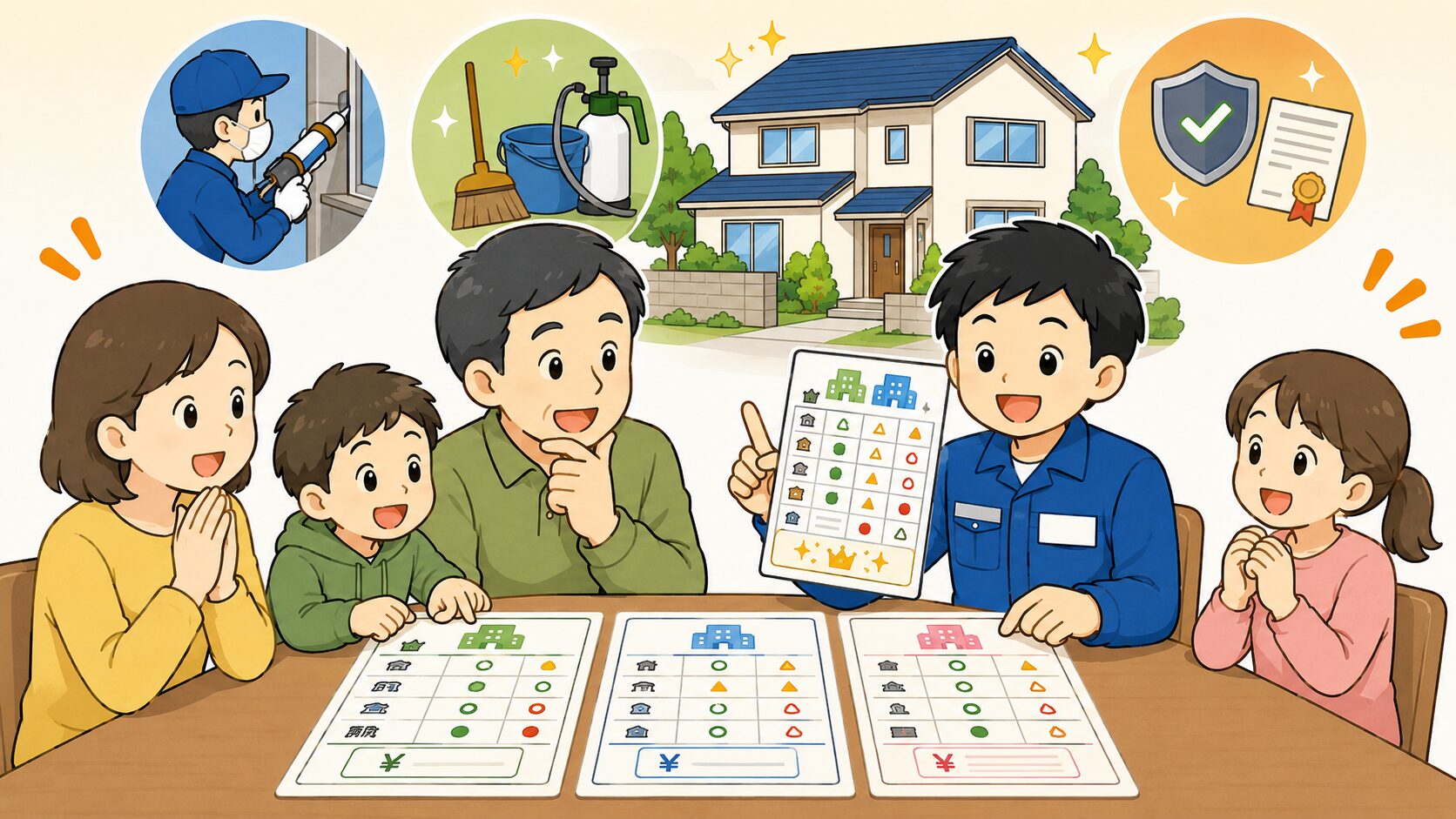 害獣駆除の料金相場は一覧だけでなく見積書の中身で判断することが大切だと伝えるまとめ用画像