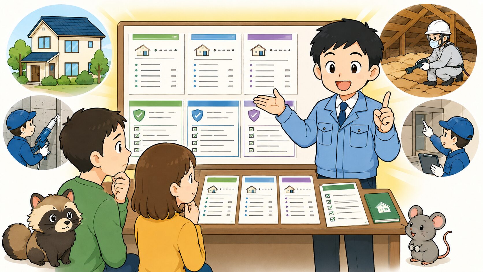 保証の長さだけでなく対象範囲や再発時対応を比較することが伝わるH2画像