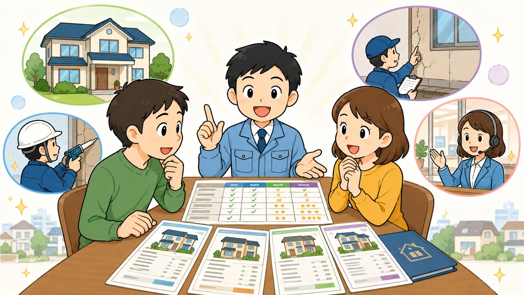 保証年数ではなく再発時の動き方で業者を選ぶ大切さを伝えるまとめ画像