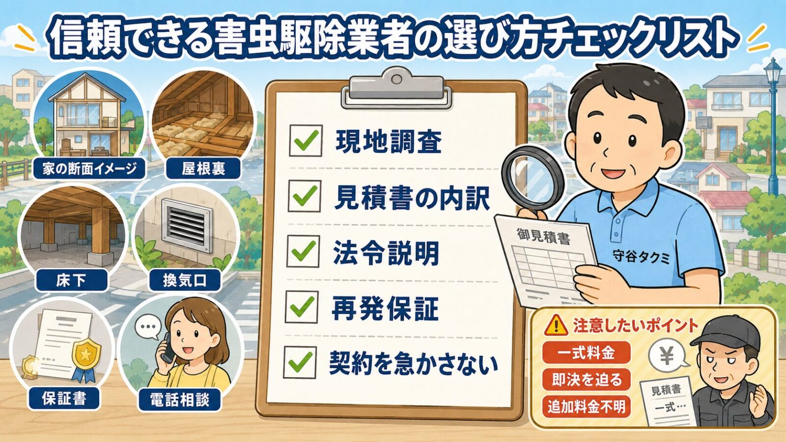目黒区でハクビシン駆除業者を選ぶときの見積もり比較チェックリスト