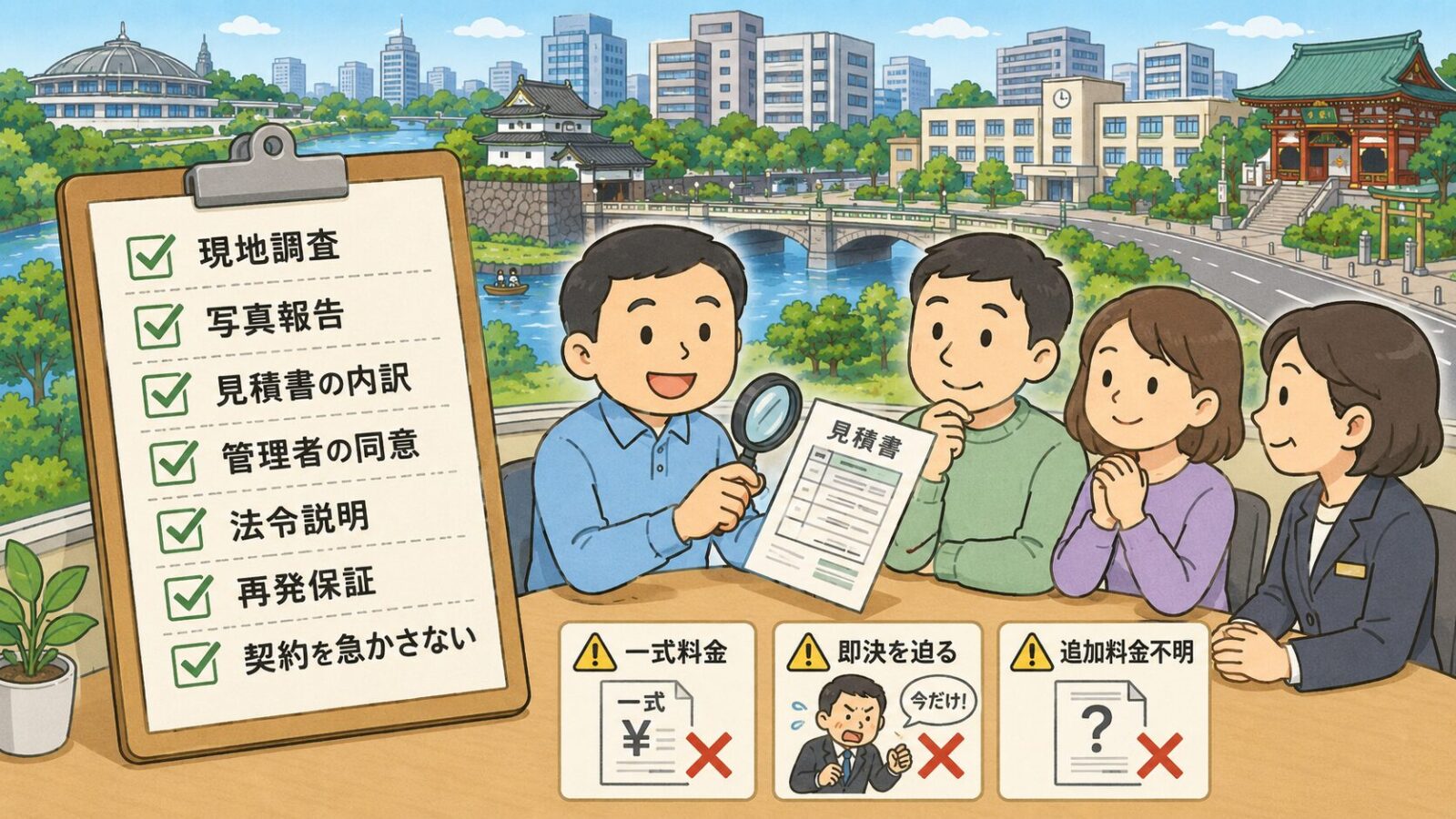 千代田区でハクビシン駆除業者を選ぶときの見積もり比較ポイント