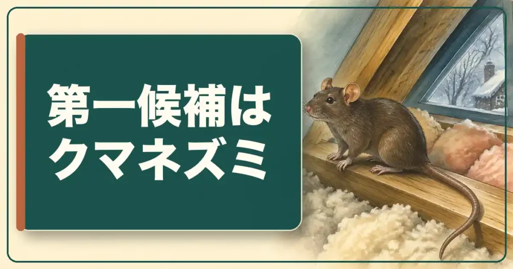 第一候補はクマネズミ