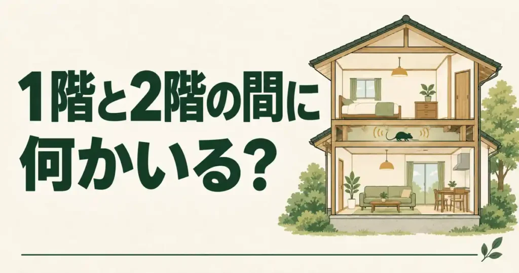 1階と2階の間に何かいる？