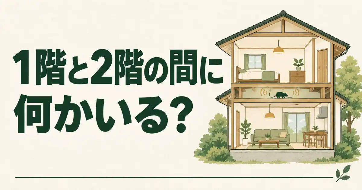 1階と2階の間に何かいる？