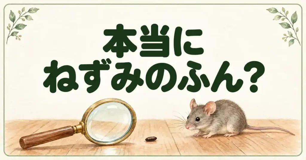 本当にねずみのふん?
